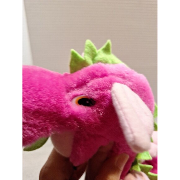 Dragoons Pink Green Plush dragon - Picture 8 of 8